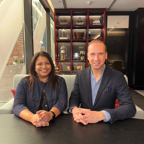 Sara Pereira, Managing Director and Tilo Bonow, Founder & CEO, PIABO Communications 